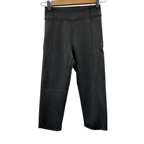 Ivy Park Heather Gray High Rise Capri Length‎ Leggings Size XS - Picture 1 of 10